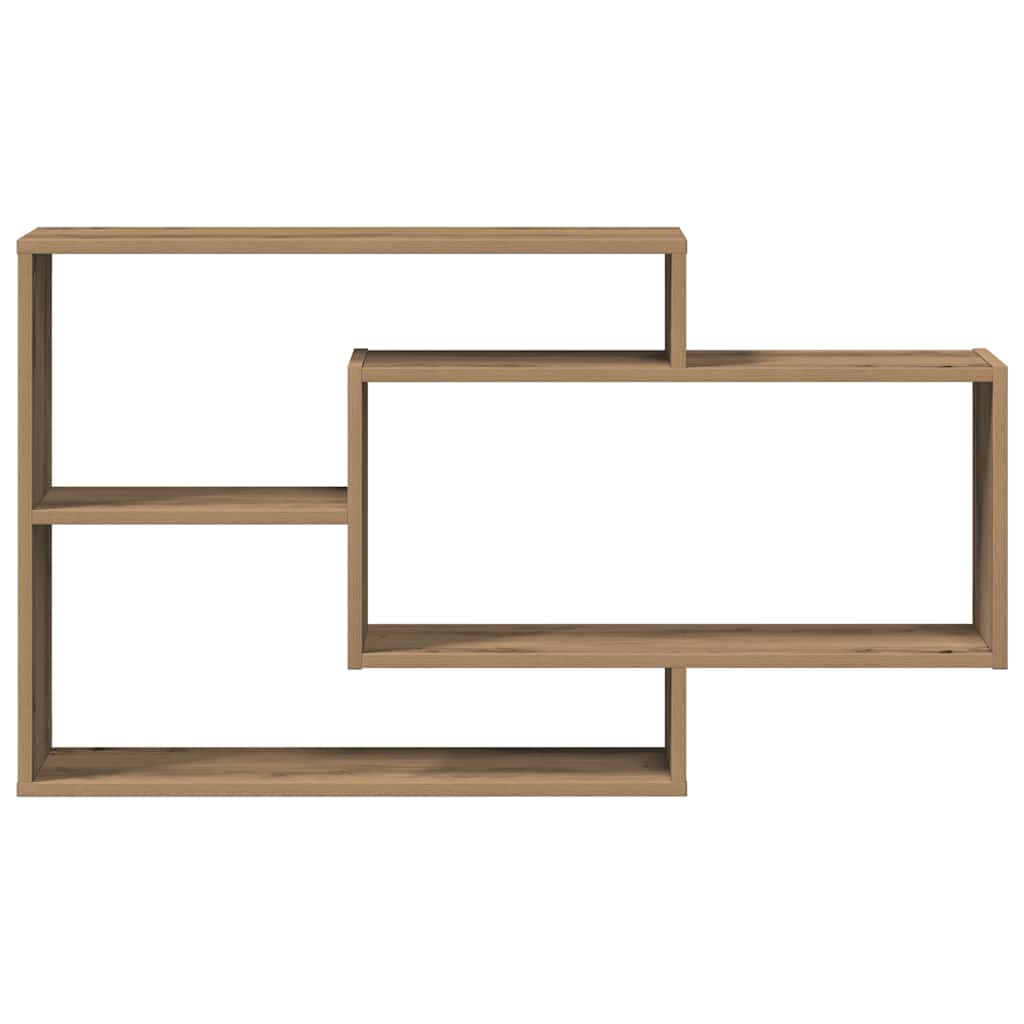 vidaXL Raft de perete, stejar artizanal, 104x20x58,5 cm lemn prelucrat vidaXL Raft de perete, stejar artizanal, 104x20x58,5 cm lemn prelucrat