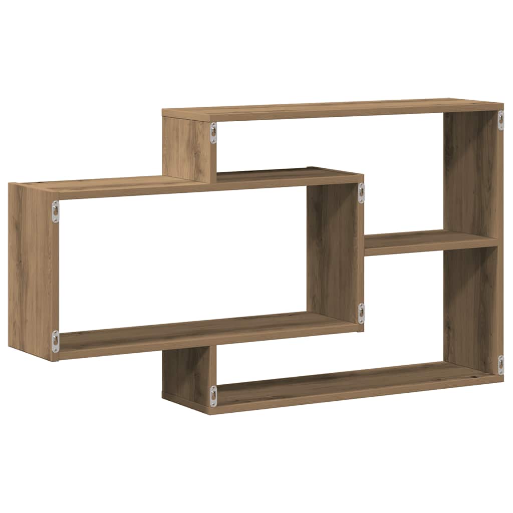 vidaXL Raft de perete, stejar artizanal, 104x20x58,5 cm lemn prelucrat vidaXL Raft de perete, stejar artizanal, 104x20x58,5 cm lemn prelucrat