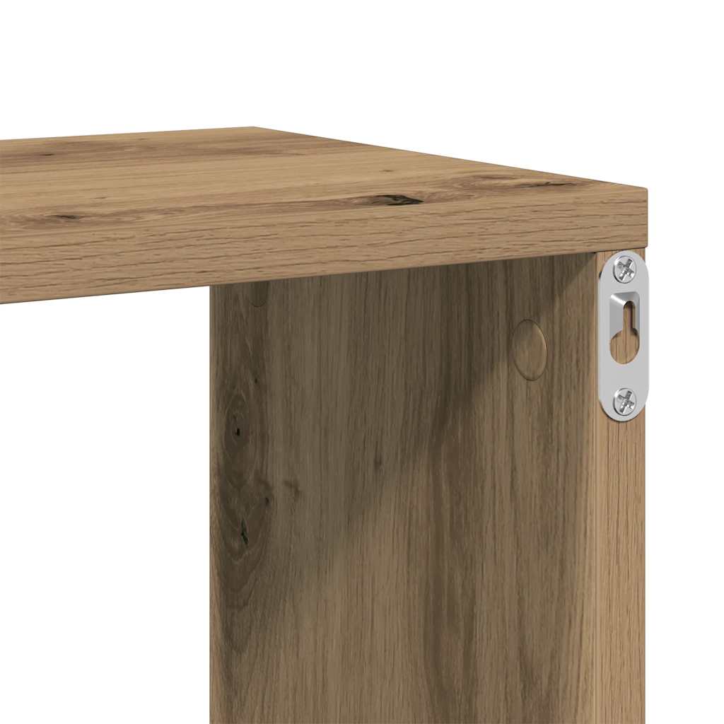 vidaXL Raft de perete, stejar artizanal, 104x20x58,5 cm lemn prelucrat vidaXL Raft de perete, stejar artizanal, 104x20x58,5 cm lemn prelucrat