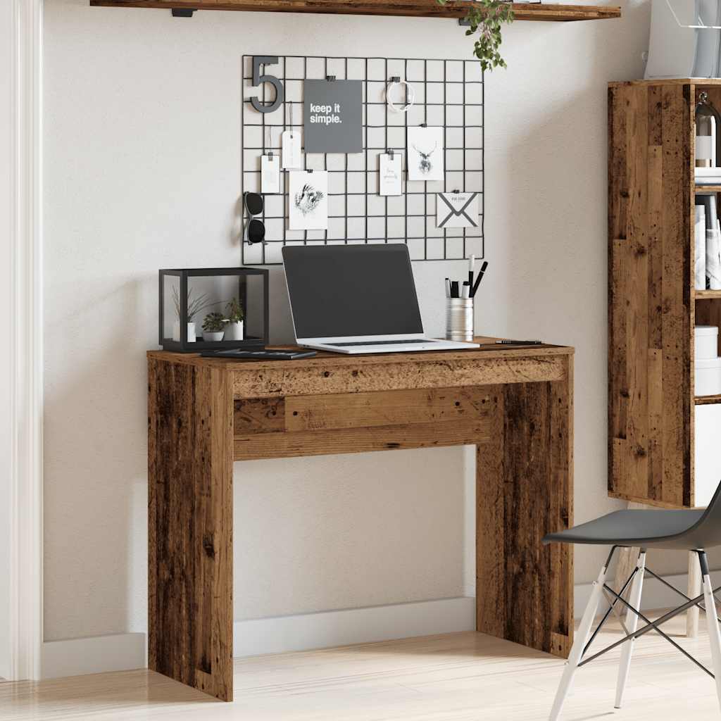 vidaXL Birou, Lemn vechi, 90x40x72 cm, lemn prelucrat
