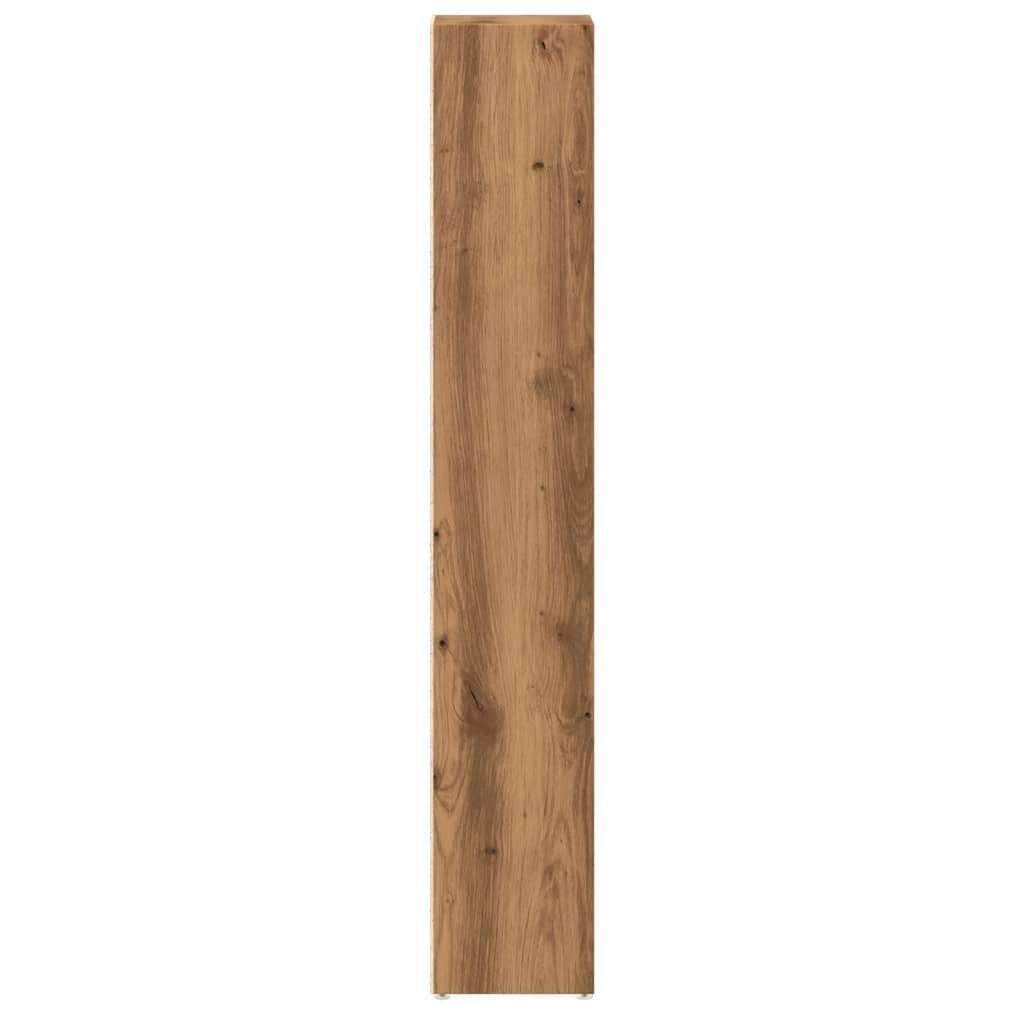 vidaXL Dulap CD 2 buc. stejar artizanal 21x16x93,5 cm lemn prelucrat