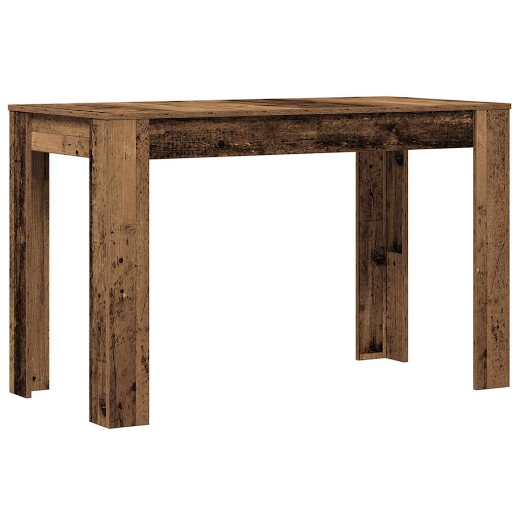 vidaXL Masă de bucătărie, lemn vechi, 120 x 60 x 76 cm, PAL