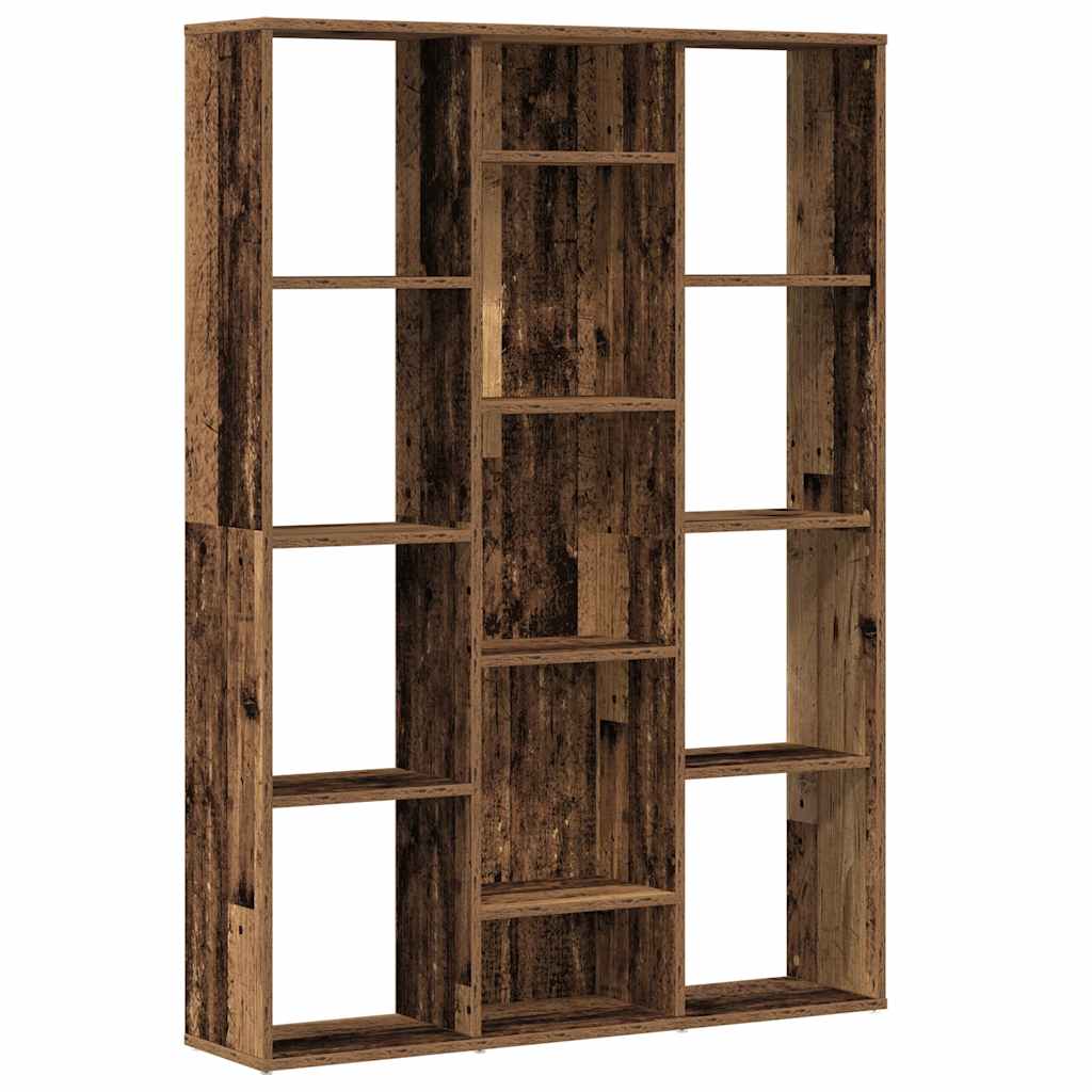 vidaXL Separator cameră/Bibliotecă, Lemn vechi, 100x24x140 cm, PAL vidaXL Separator cameră/Bibliotecă, Lemn vechi, 100x24x140 cm, PAL