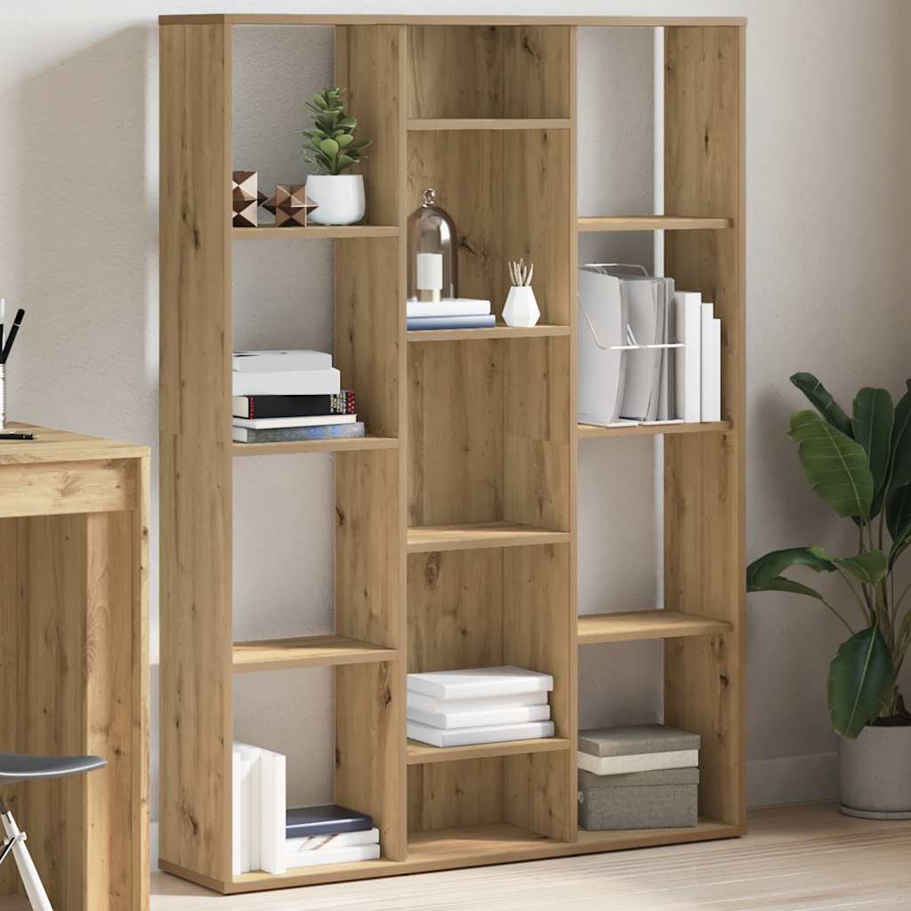 vidaXL Separator cameră/Bibliotecă, Stejar artizanal 100x24x140 cm PAL