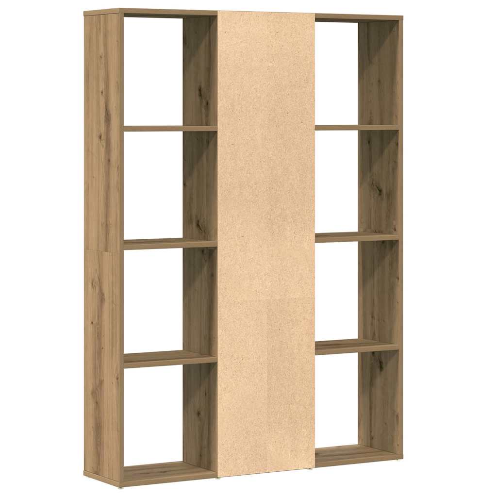 vidaXL Separator cameră/Bibliotecă, Stejar artizanal 100x24x140 cm PAL