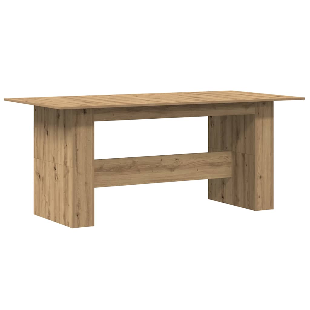 vidaXL Masă de bucătărie, Stejar artizanal 180x90x76 cm lemn prelucrat