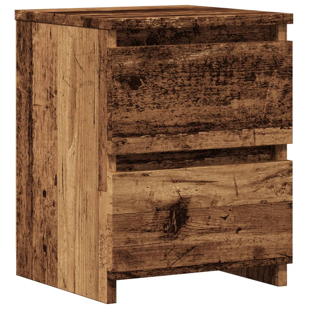 vidaXL Noptiere, 2 buc., lemn vechi, 30x30x40 cm, lemn prelucrat vidaXL Noptiere, 2 buc., lemn vechi, 30x30x40 cm, lemn prelucrat