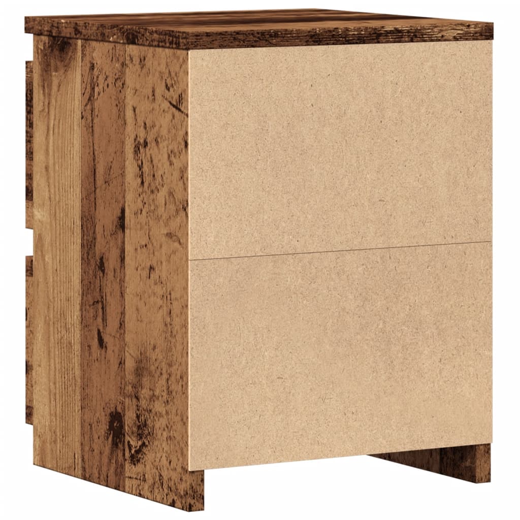 vidaXL Noptiere, 2 buc., lemn vechi, 30x30x40 cm, lemn prelucrat vidaXL Noptiere, 2 buc., lemn vechi, 30x30x40 cm, lemn prelucrat