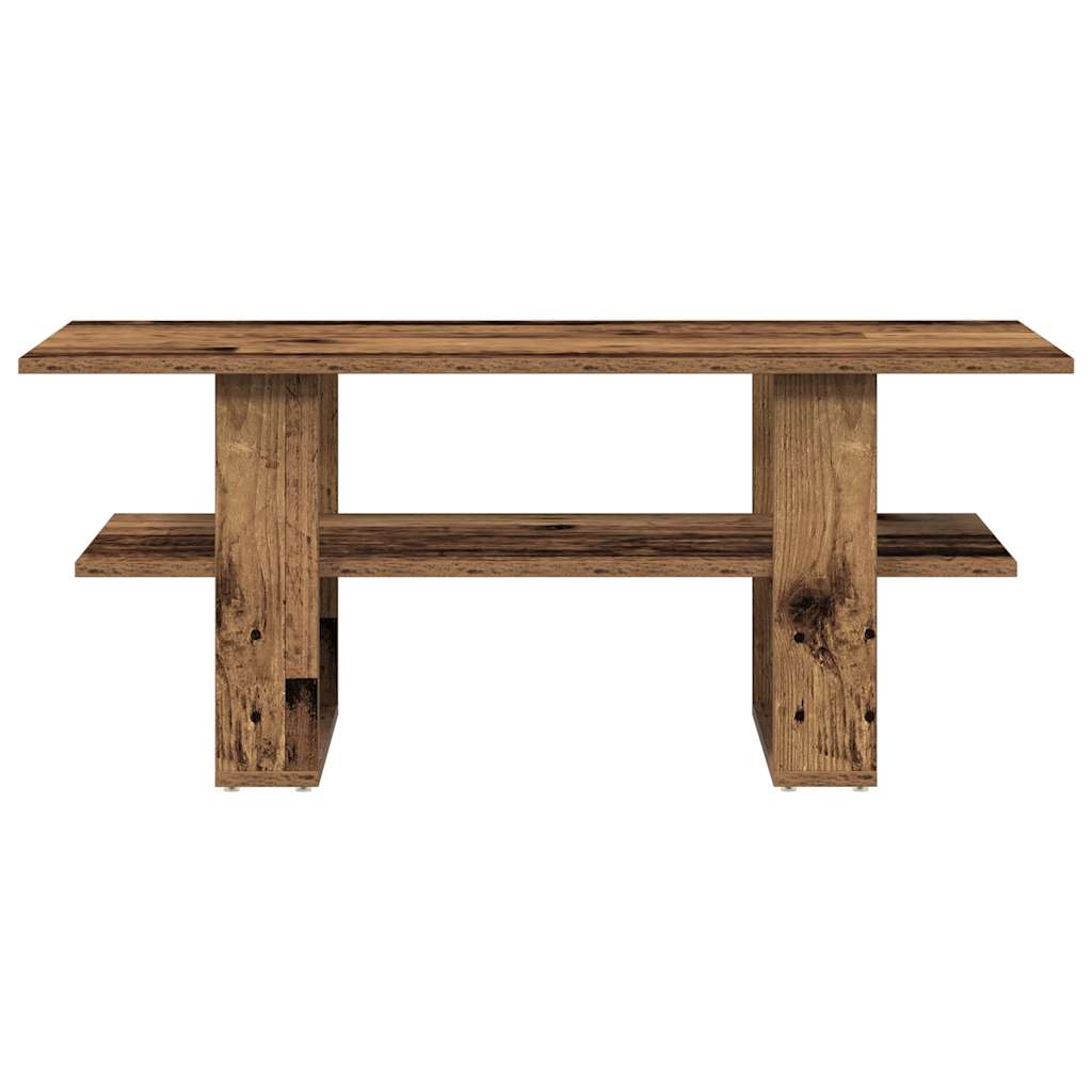 vidaXL Măsuță de cafea, lemn vechi, 102x55x42 cm, lemn prelucrat vidaXL Măsuță de cafea, lemn vechi, 102x55x42 cm, lemn prelucrat