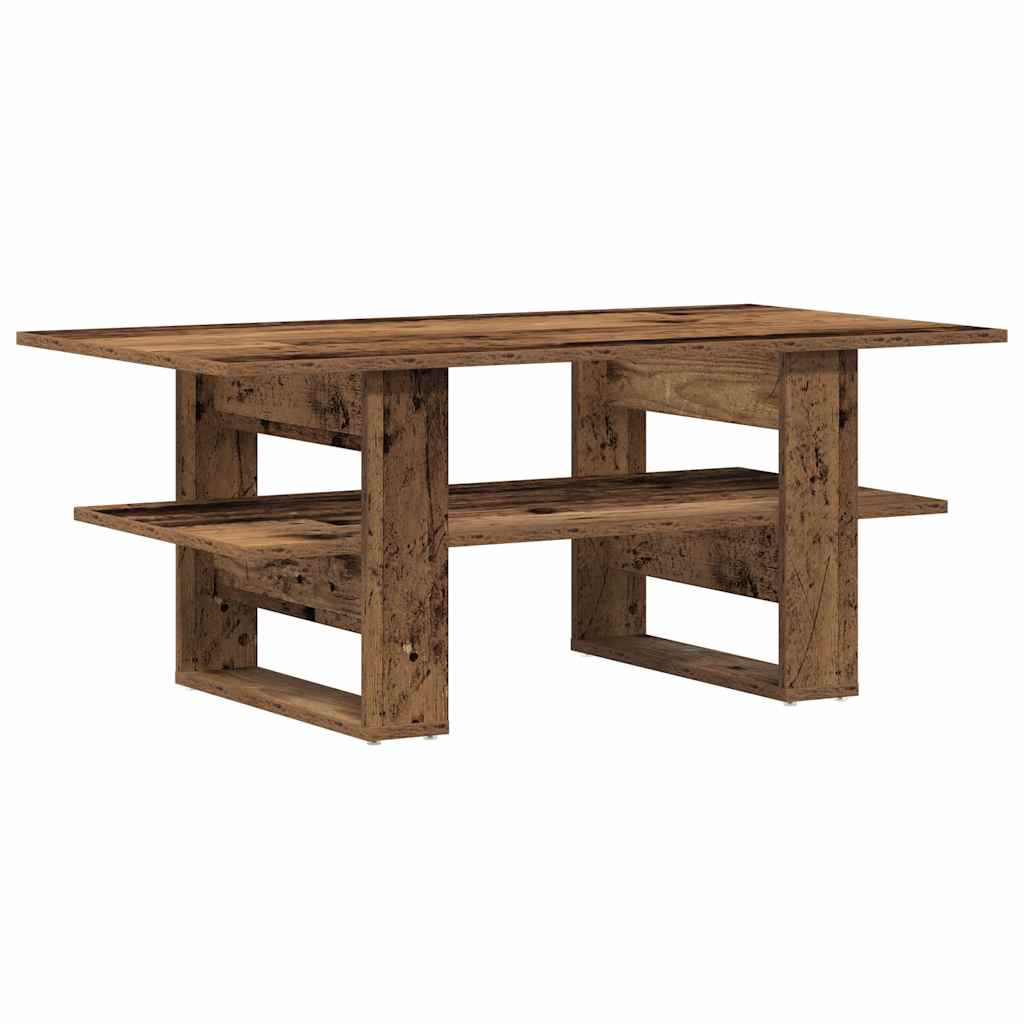 vidaXL Măsuță de cafea, lemn vechi, 102x55x42 cm, lemn prelucrat vidaXL Măsuță de cafea, lemn vechi, 102x55x42 cm, lemn prelucrat