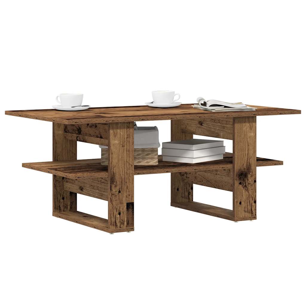 vidaXL Măsuță de cafea, lemn vechi, 102x55x42 cm, lemn prelucrat vidaXL Măsuță de cafea, lemn vechi, 102x55x42 cm, lemn prelucrat