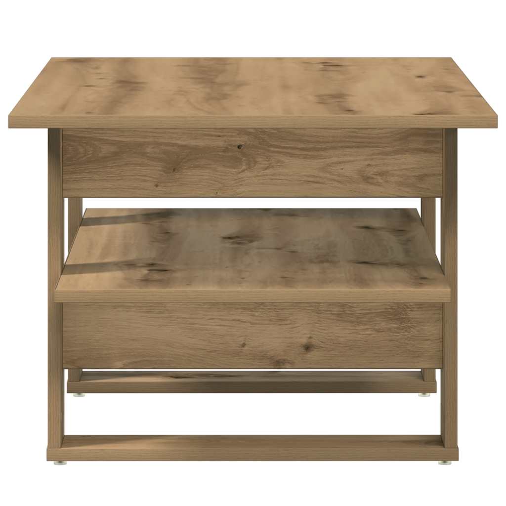 vidaXL Măsuță de cafea, stejar artizanal, 102x55x42 cm, lemn prelucrat