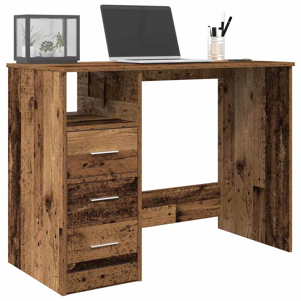 vidaXL Birou, lemn vechi, 102x76x50 cm, lemn prelucrat vidaXL Birou, lemn vechi, 102x76x50 cm, lemn prelucrat