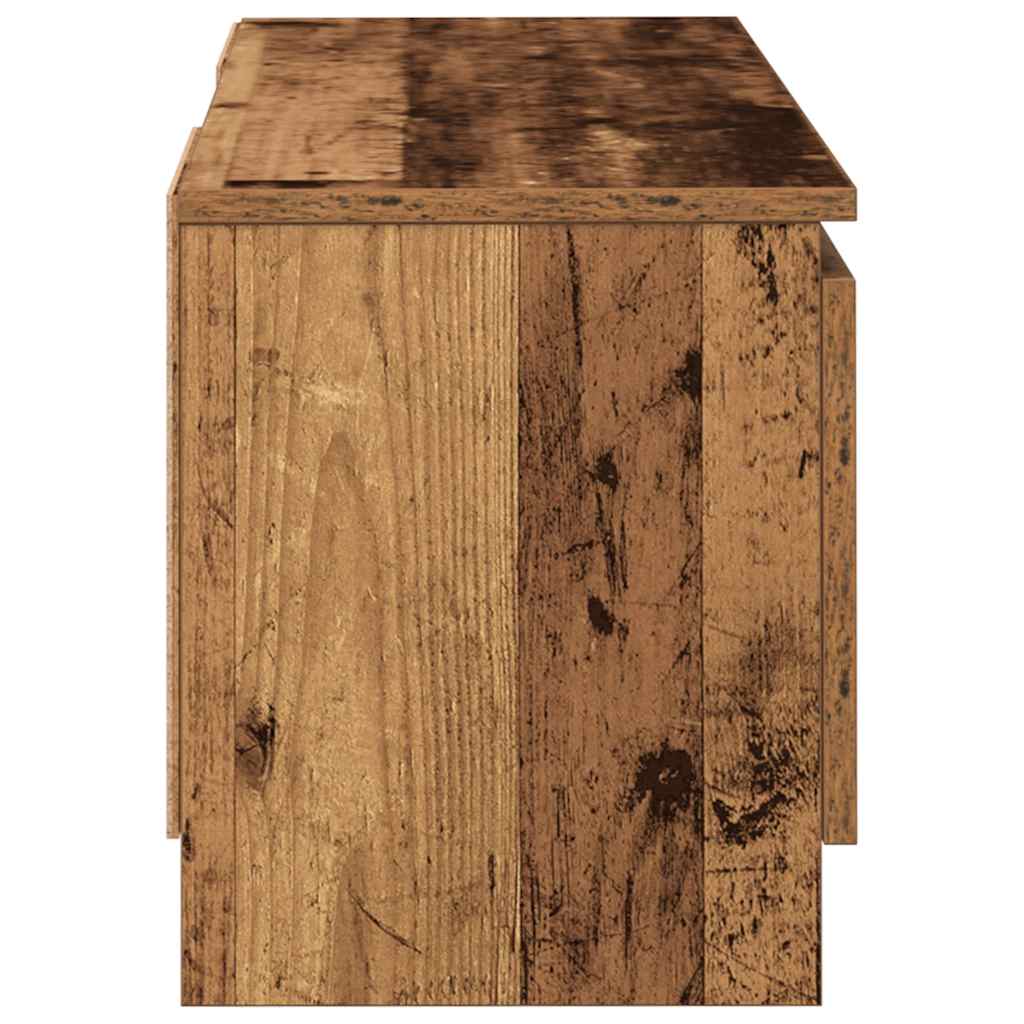 vidaXL Comodă TV, Lemn vechi, 102x30x36 cm, PAL vidaXL Comodă TV, Lemn vechi, 102x30x36 cm, PAL