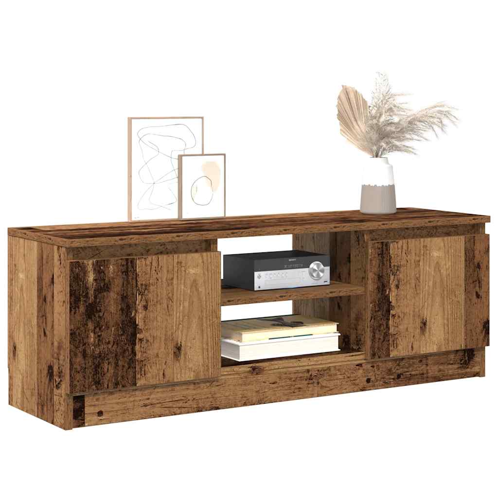 vidaXL Comodă TV, Lemn vechi, 102x30x36 cm, PAL vidaXL Comodă TV, Lemn vechi, 102x30x36 cm, PAL
