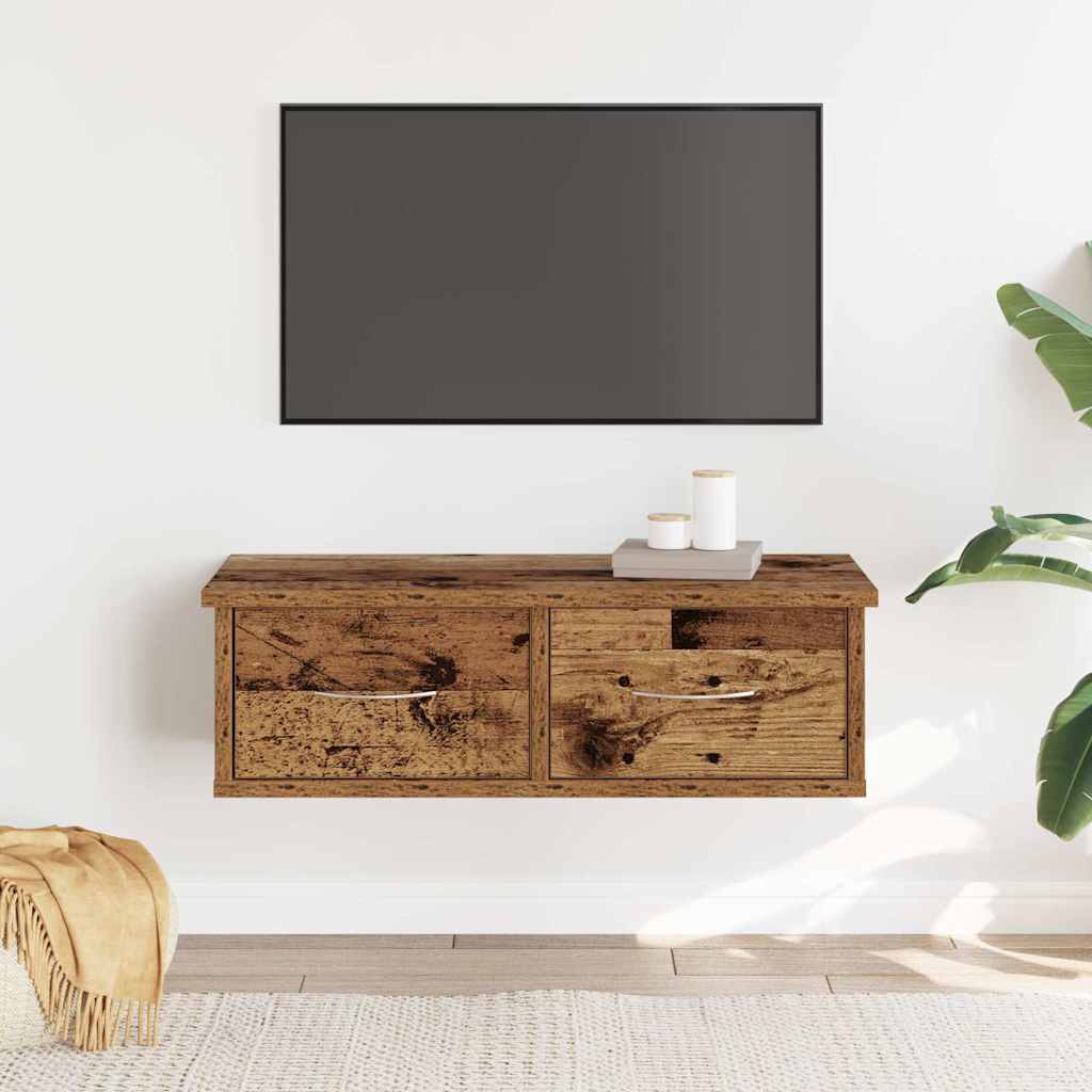 vidaXL Dulap de perete, lemn învechit, 60x26x18,5 cm, lemn prelucrat vidaXL Dulap de perete, lemn învechit, 60x26x18,5 cm, lemn prelucrat