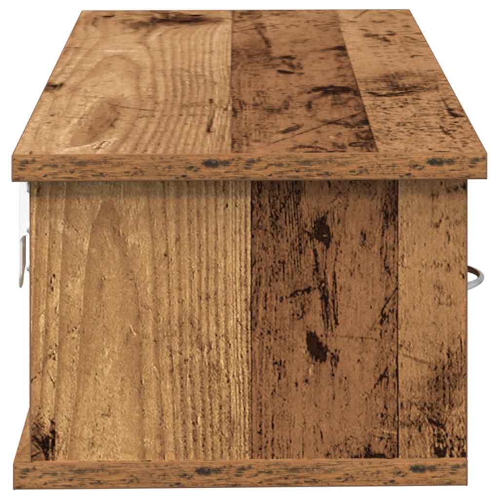 vidaXL Dulap de perete, lemn învechit, 60x26x18,5 cm, lemn prelucrat vidaXL Dulap de perete, lemn învechit, 60x26x18,5 cm, lemn prelucrat