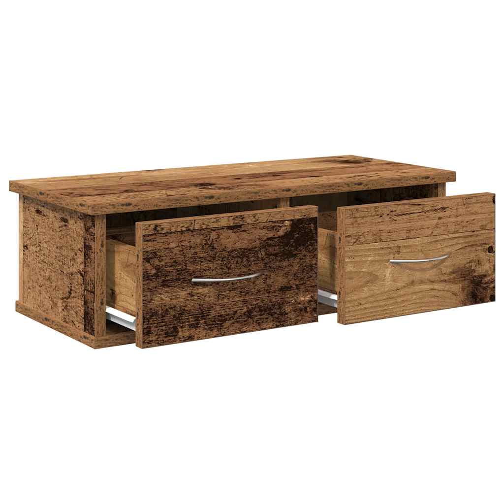 vidaXL Dulap de perete, lemn învechit, 60x26x18,5 cm, lemn prelucrat vidaXL Dulap de perete, lemn învechit, 60x26x18,5 cm, lemn prelucrat