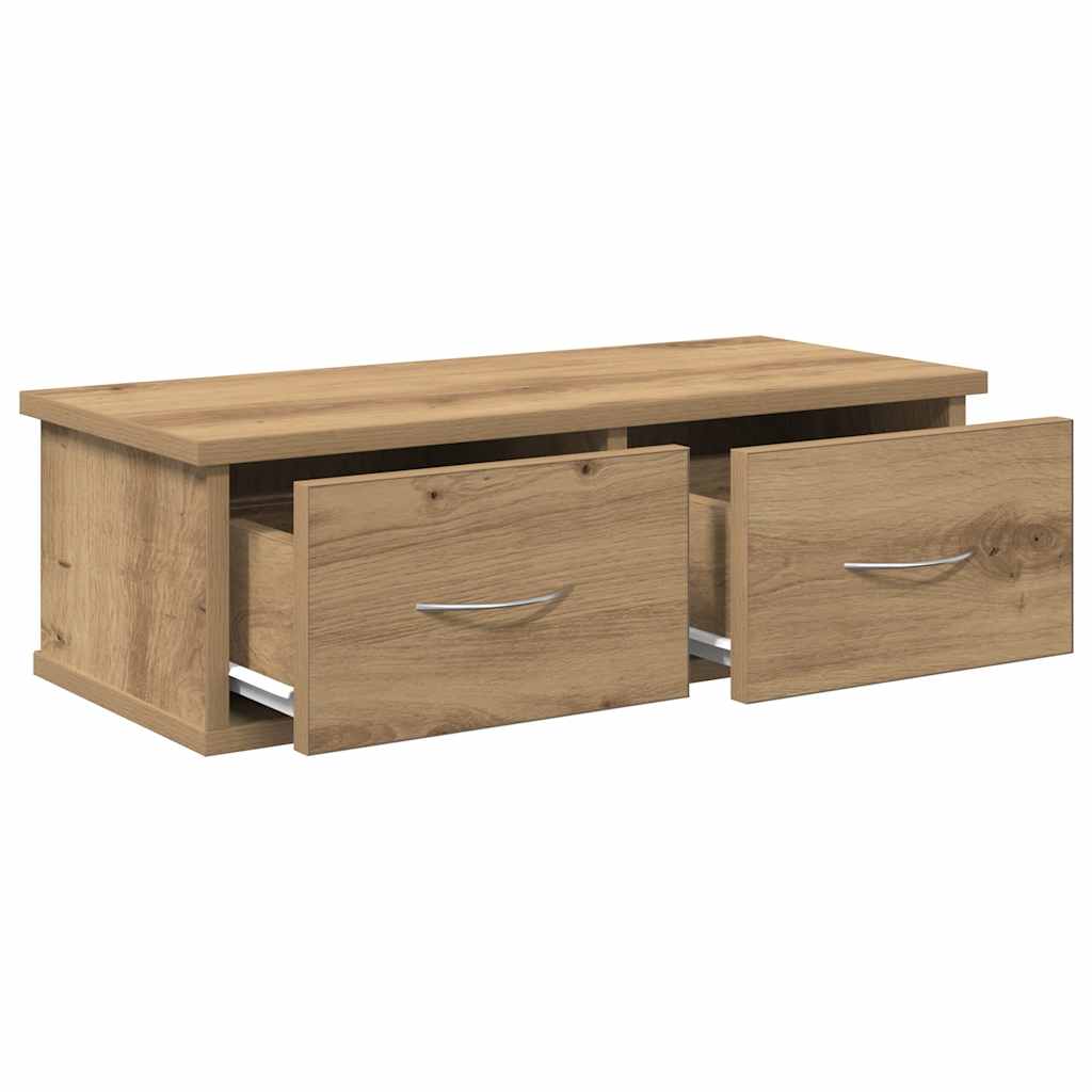 vidaXL Dulap de perete, Stejar artizanal, 60x26x18,5 cm, lemn compozit
