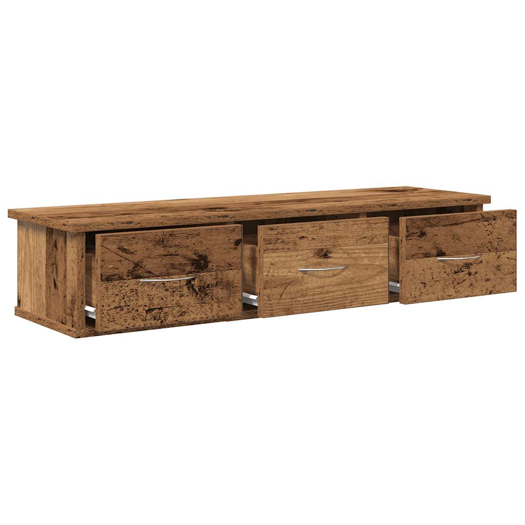 vidaXL Dulap de perete, lemn învechit, 88x26x18,5 cm, lemn prelucrat vidaXL Dulap de perete, lemn învechit, 88x26x18,5 cm, lemn prelucrat