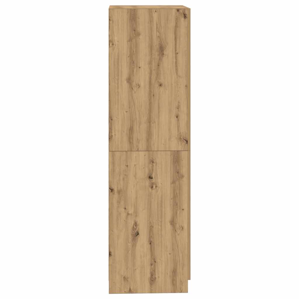 vidaXL Șifonier, stejar artizanal, 80x52x180 cm, lemn prelucrat
