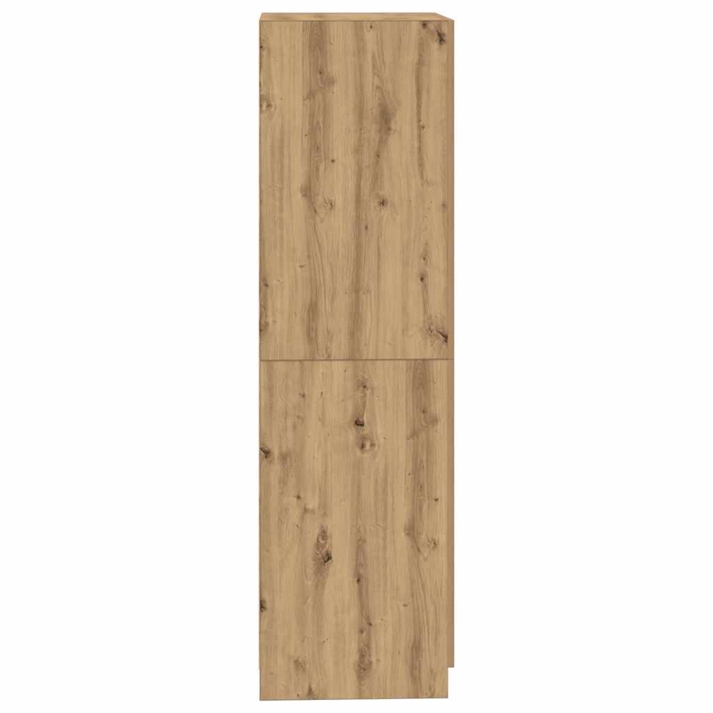 vidaXL Șifonier, stejar artizanal, 90x52x200 cm, lemn prelucrat