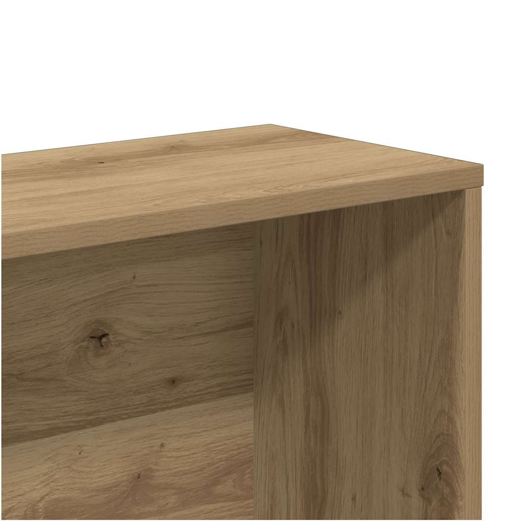 vidaXL Bibliotecă, stejar artizanal,157x24x160 cm, lemn prelucrat vidaXL Bibliotecă, stejar artizanal,157x24x160 cm, lemn prelucrat