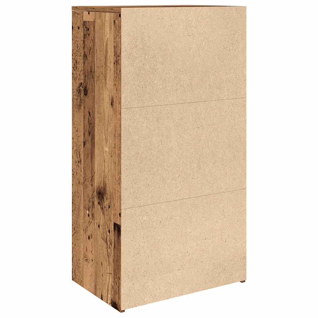 vidaXL Servantă cu 6 sertare, Lemn vechi, 50 x 34 x 96 cm, PAL
