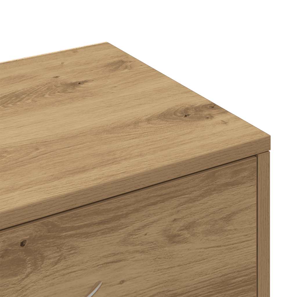 vidaXL Servantă cu 6 sertare, Stejar artizanal, 50 x 34 x 96 cm, PAL