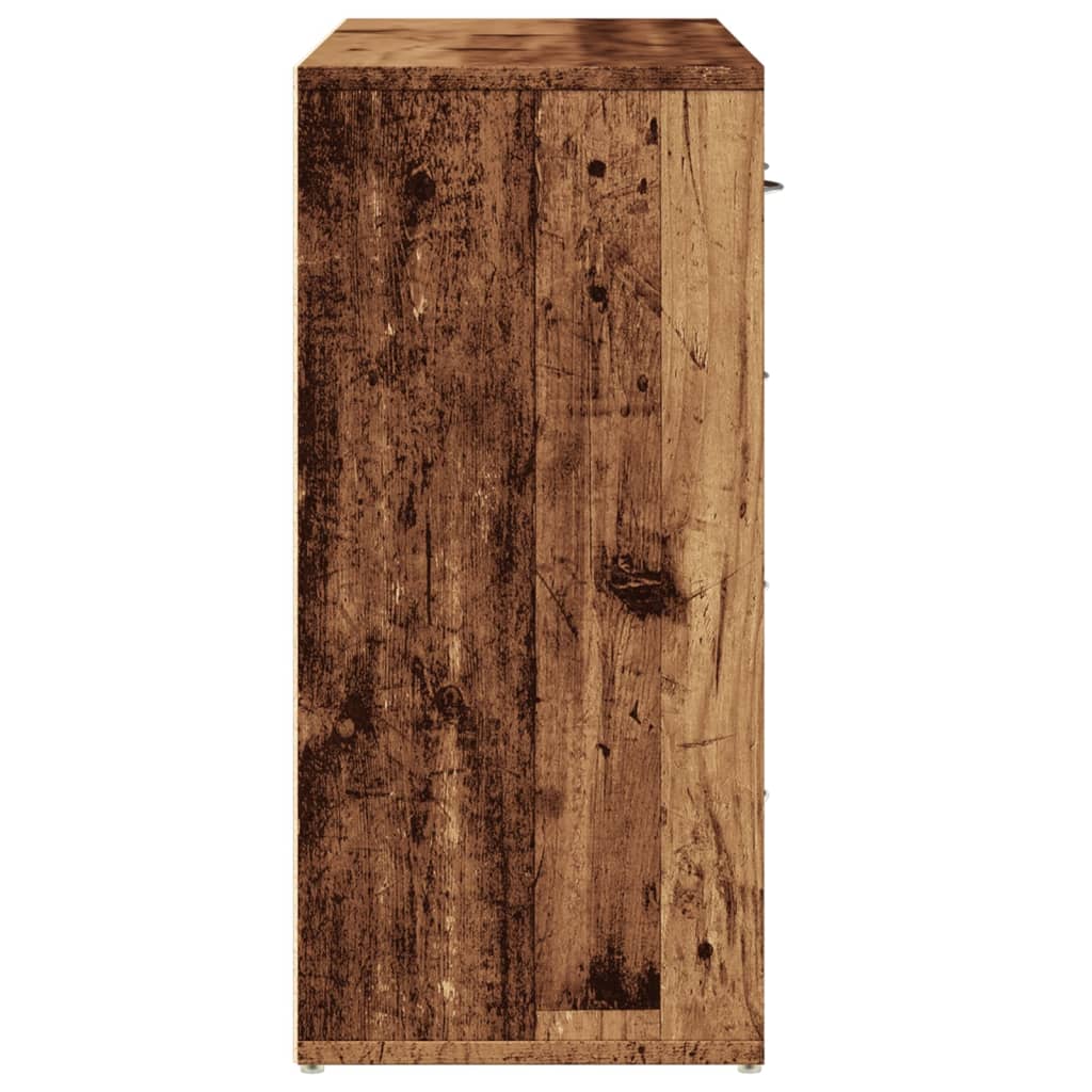 vidaXL Dulap, lemn învechit, 88x30x64 cm, lemn prelucrat vidaXL Dulap, lemn învechit, 88x30x64 cm, lemn prelucrat