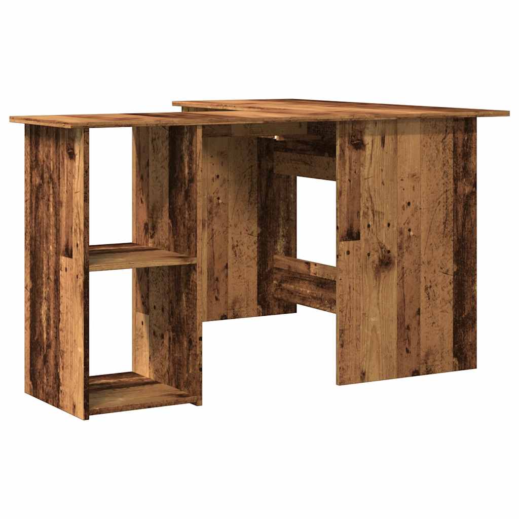 vidaXL Birou de colț, Lemn vechi, 120x140x75 cm, lemn prelucrat