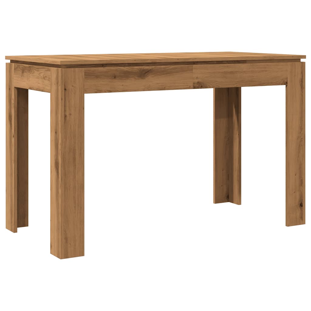 vidaXL Masă de bucătărie, Stejar artizanal 120x60x76 cm lemn prelucrat