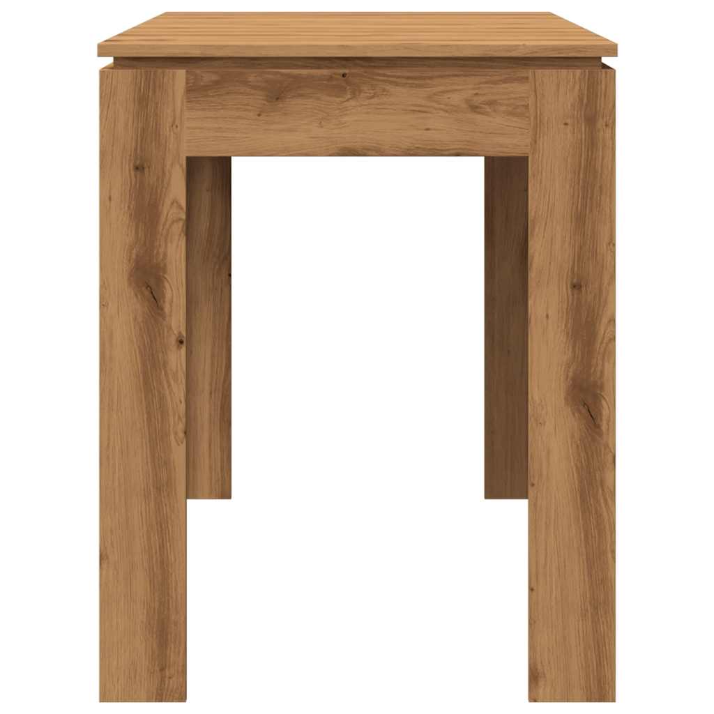 vidaXL Masă de bucătărie, Stejar artizanal 120x60x76 cm lemn prelucrat