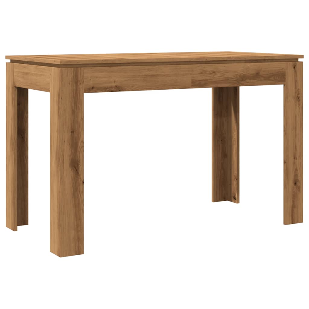 vidaXL Masă de bucătărie, Stejar artizanal 120x60x76 cm lemn prelucrat