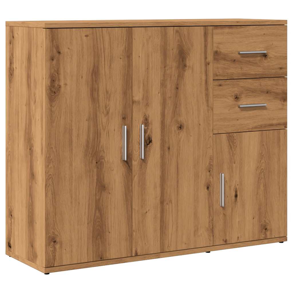 vidaXL Dulap, stejar artizanal, 91x29,5x75 cm, lemn prelucrat