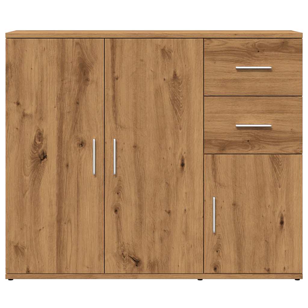 vidaXL Dulap, stejar artizanal, 91x29,5x75 cm, lemn prelucrat