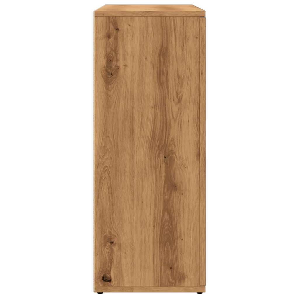 vidaXL Dulap, stejar artizanal, 91x29,5x75 cm, lemn prelucrat