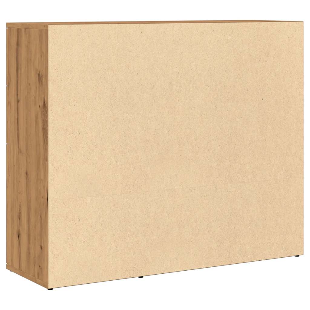 vidaXL Dulap, stejar artizanal, 91x29,5x75 cm, lemn prelucrat
