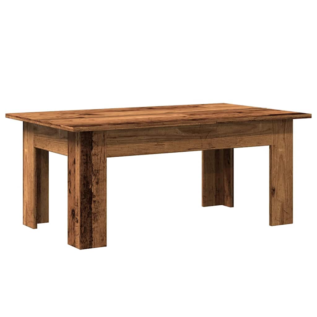 vidaXL Măsuță de cafea, Lemn vechi, 100 x 60 x 42 cm, PAL vidaXL Măsuță de cafea, Lemn vechi, 100 x 60 x 42 cm, PAL