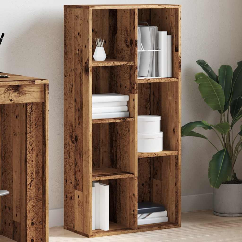 vidaXL Bibliotecă, lemn vechi, 50x25x104 cm vidaXL Bibliotecă, lemn vechi, 50x25x104 cm