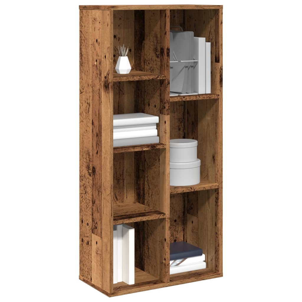 vidaXL Bibliotecă, lemn vechi, 50x25x104 cm vidaXL Bibliotecă, lemn vechi, 50x25x104 cm