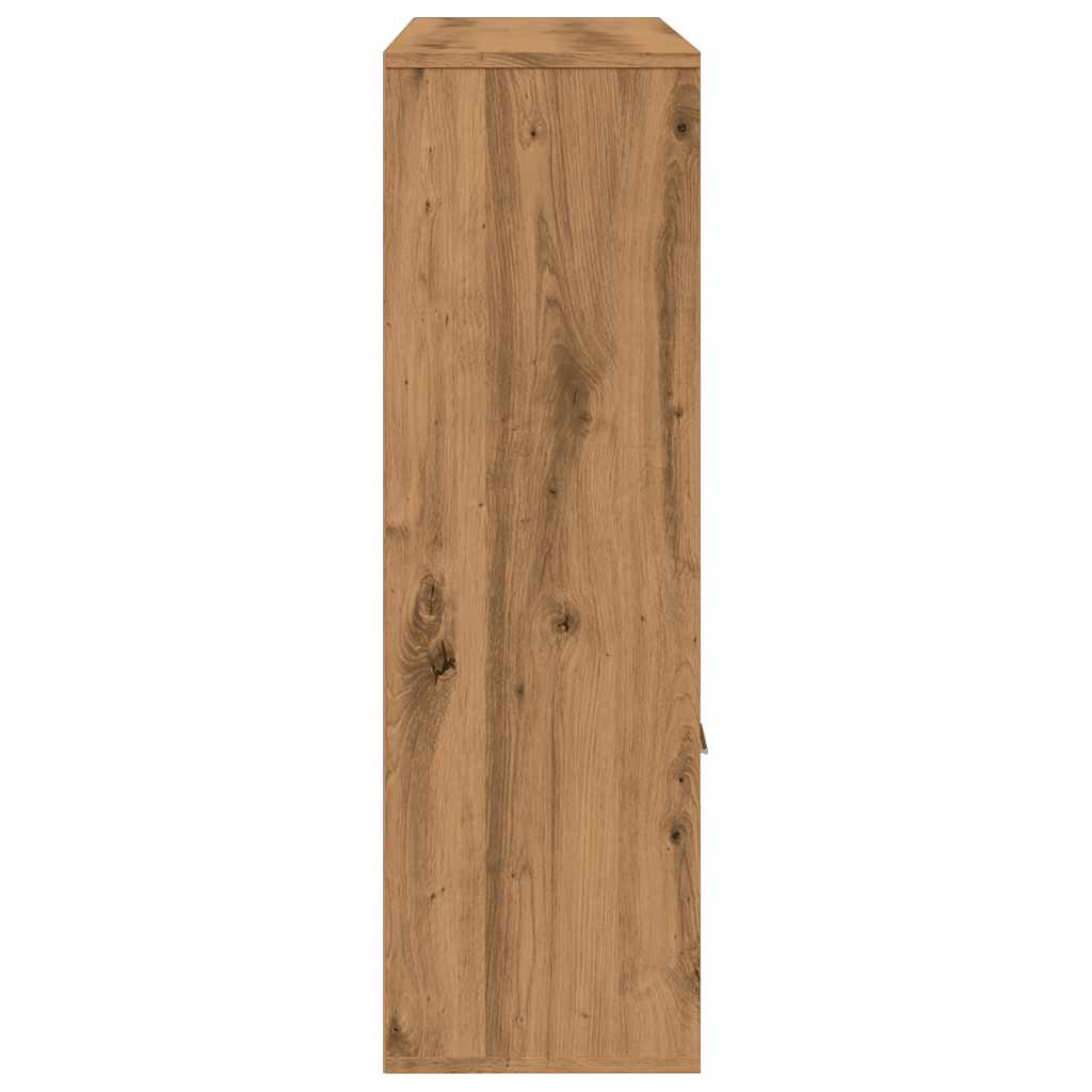 vidaXL Bibliotecă, stejar artizanal, 98x29x97,5 cm, lemn prelucrat vidaXL Bibliotecă, stejar artizanal, 98x29x97,5 cm, lemn prelucrat