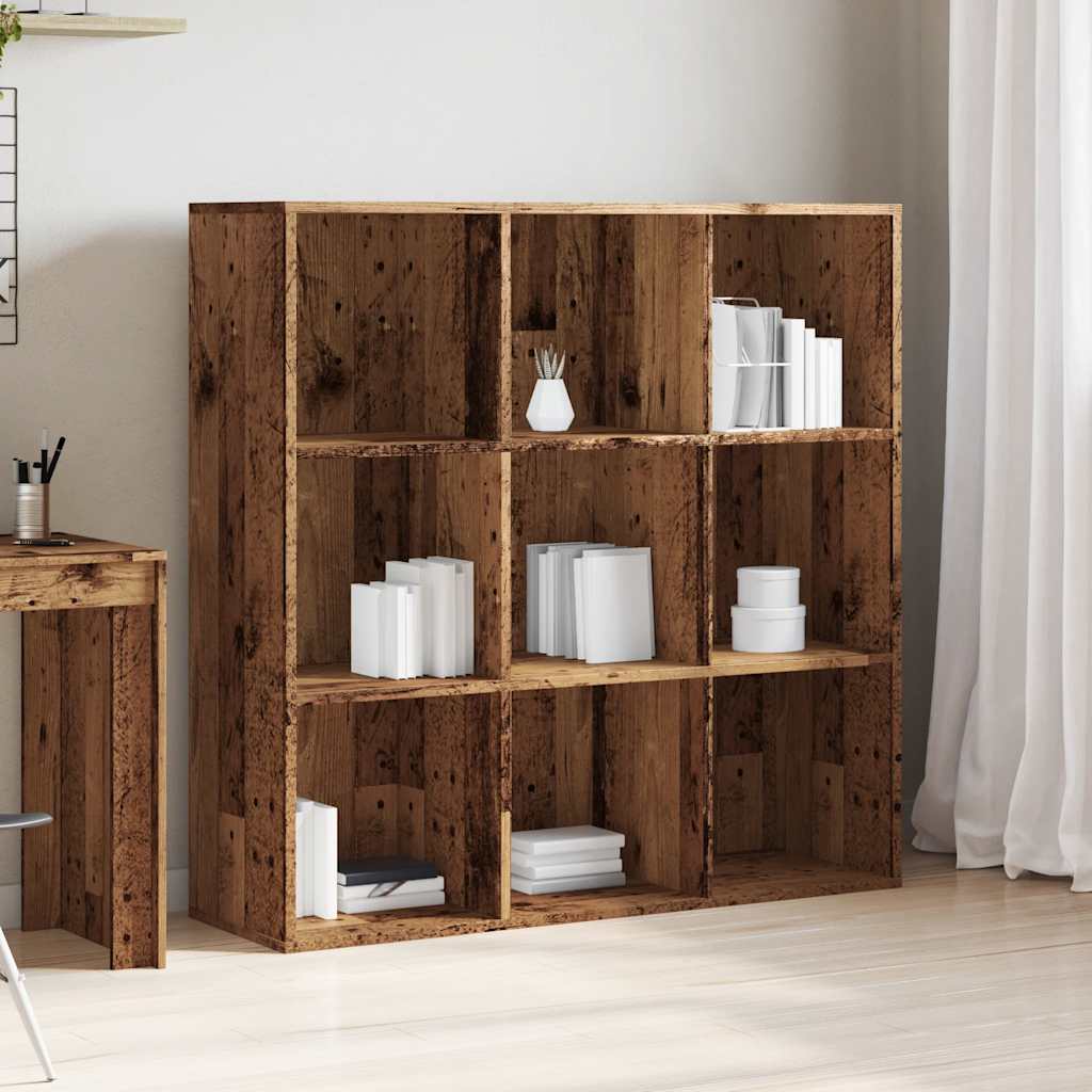 vidaXL Bibliotecă, lemn vechi, 98x29x97,5 cm vidaXL Bibliotecă, lemn vechi, 98x29x97,5 cm