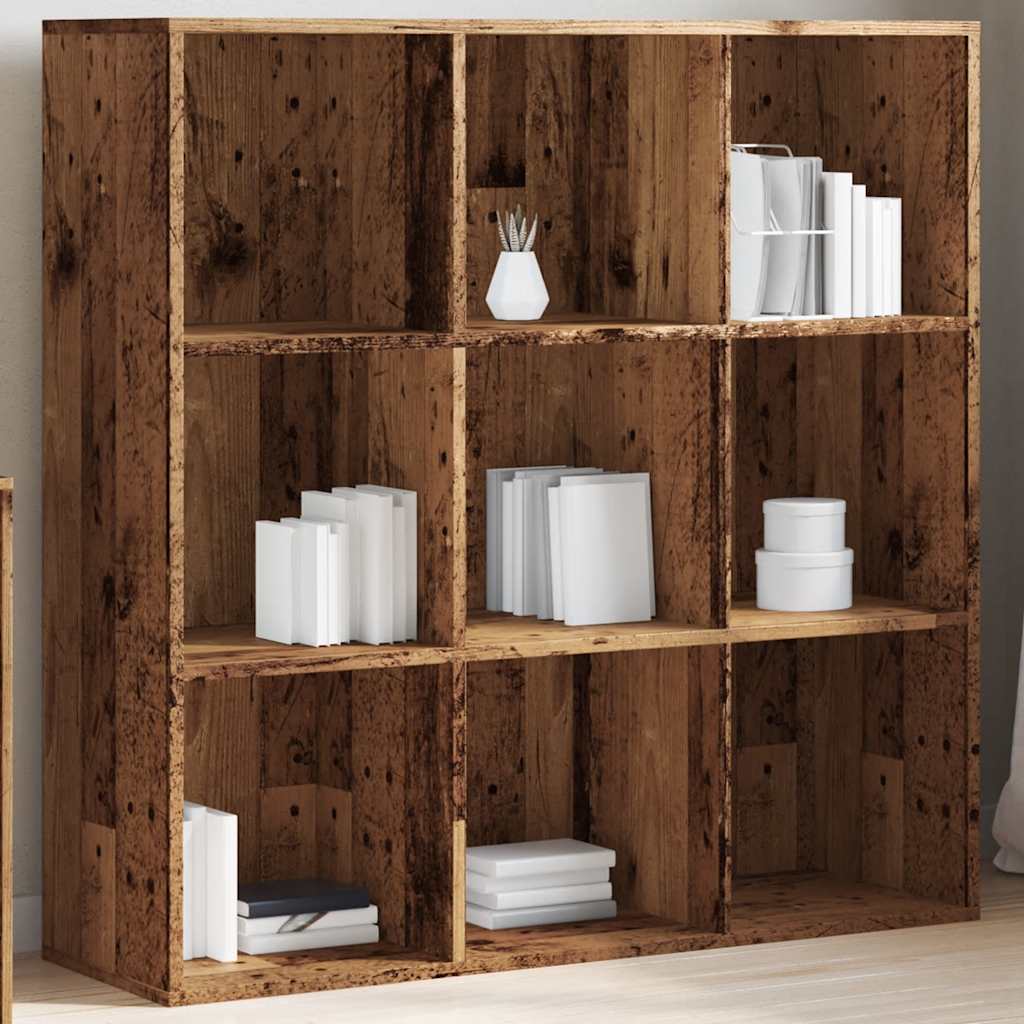 vidaXL Bibliotecă, lemn vechi, 98x29x97,5 cm vidaXL Bibliotecă, lemn vechi, 98x29x97,5 cm