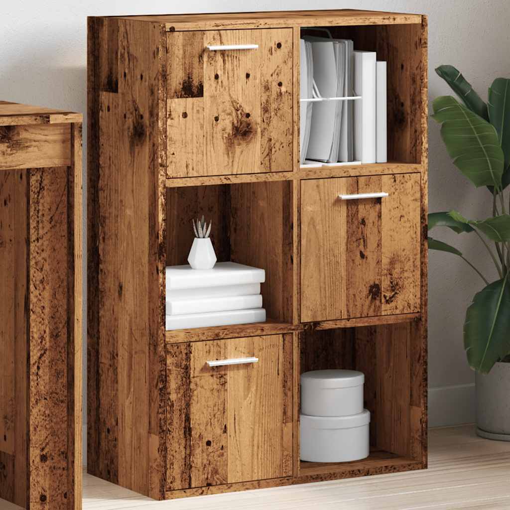 vidaXL Bibliotecă, lemn vechi, 60,5x30x90 cm, lemn prelucrat vidaXL Bibliotecă, lemn vechi, 60,5x30x90 cm, lemn prelucrat