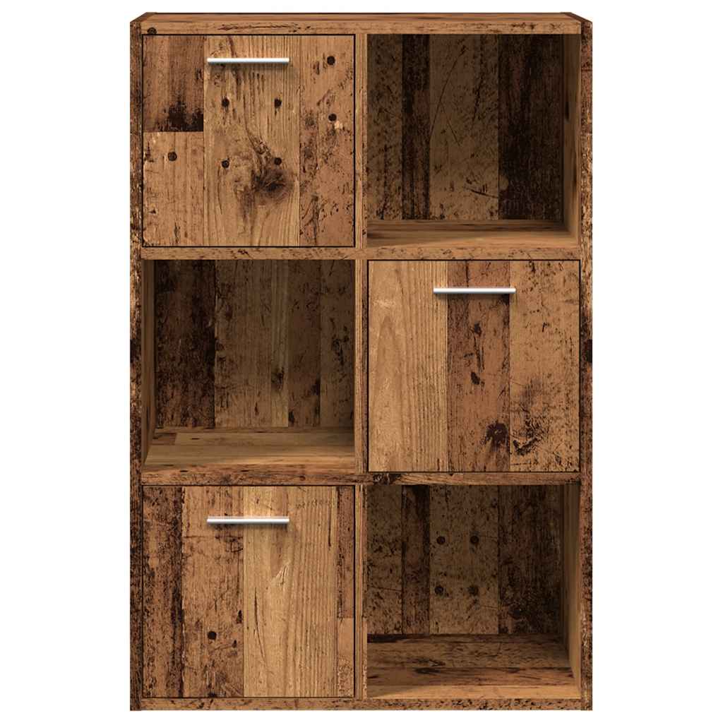 vidaXL Bibliotecă, lemn vechi, 60,5x30x90 cm, lemn prelucrat vidaXL Bibliotecă, lemn vechi, 60,5x30x90 cm, lemn prelucrat