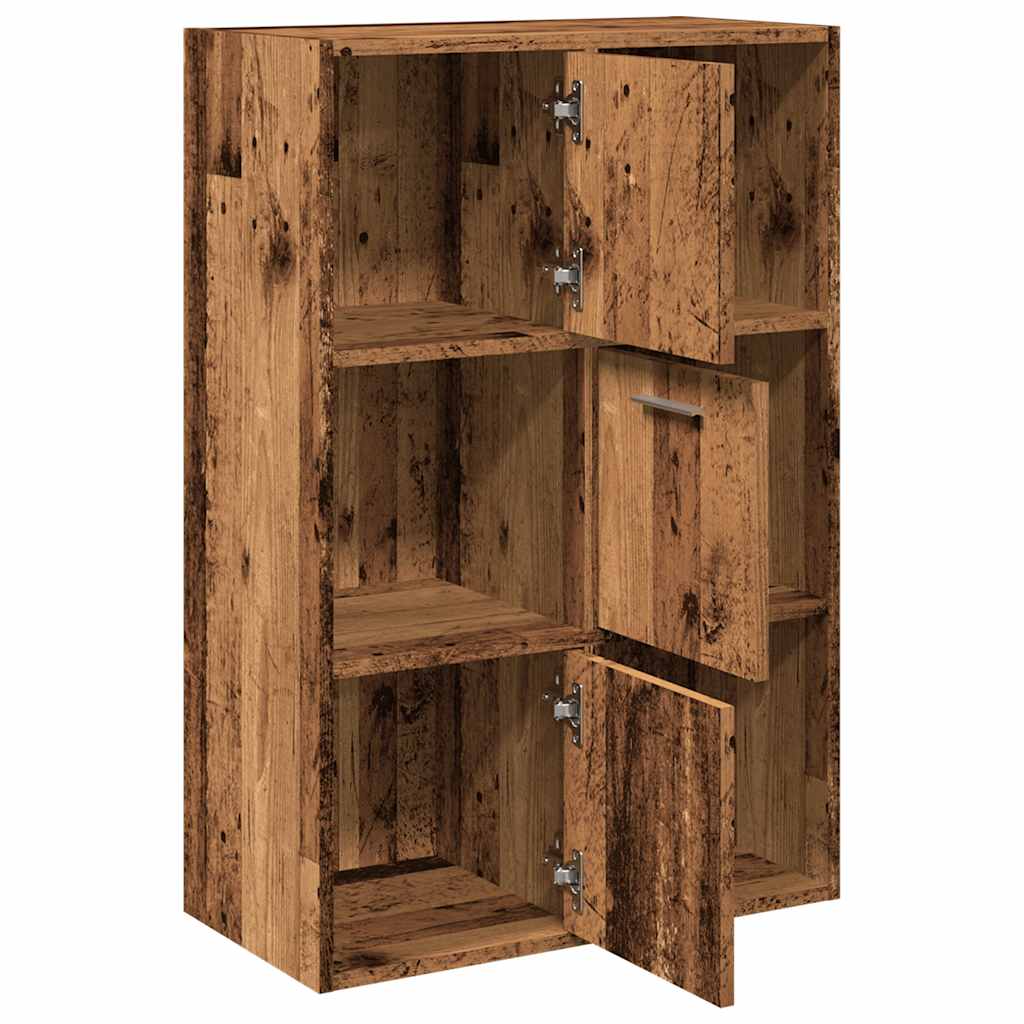 vidaXL Bibliotecă, lemn vechi, 60,5x30x90 cm, lemn prelucrat vidaXL Bibliotecă, lemn vechi, 60,5x30x90 cm, lemn prelucrat