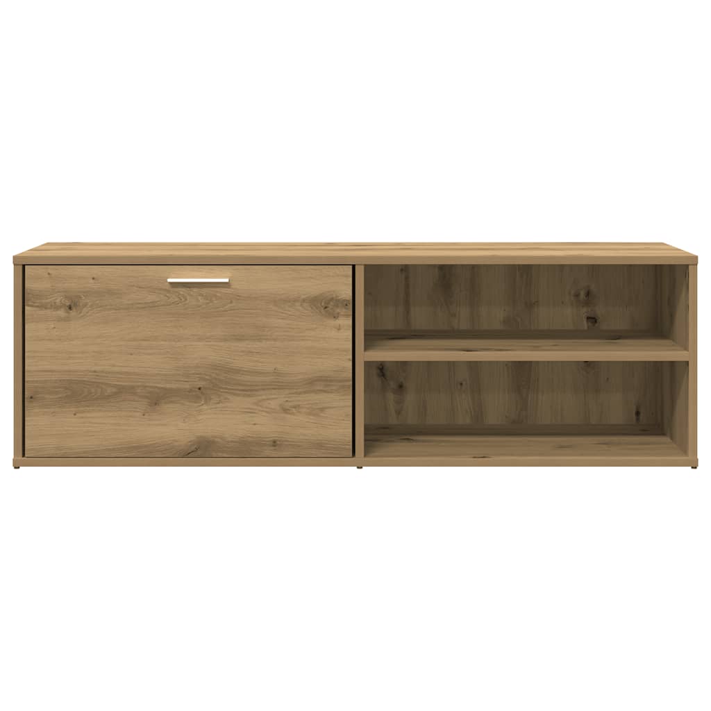 vidaXL Dulap TV Stejar artizanal 120x34x37 cm Lemn prelucrat