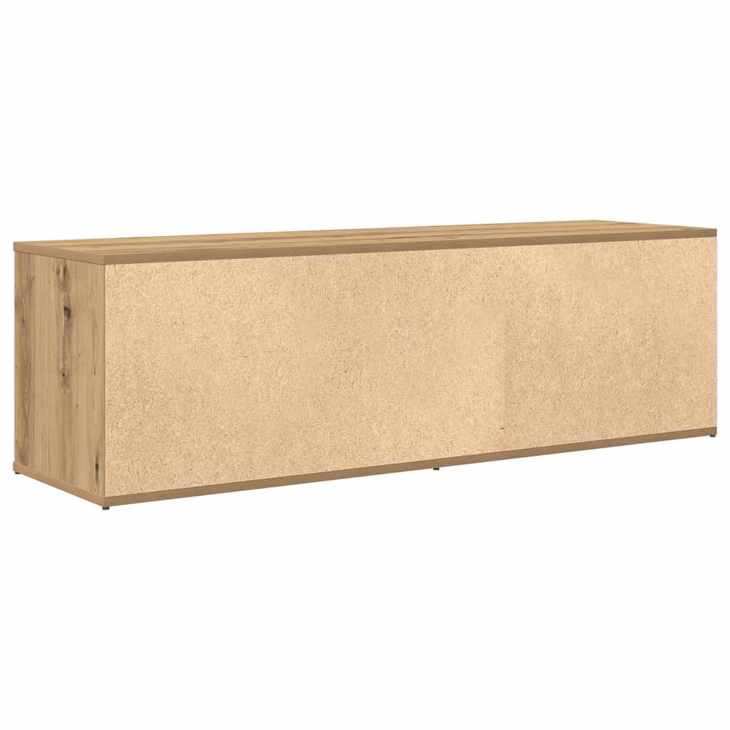 vidaXL Dulap TV Stejar artizanal 120x34x37 cm Lemn prelucrat