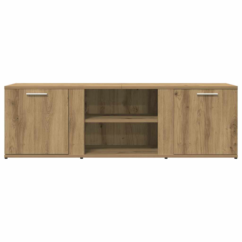 vidaXL Dulap TV Stejar artizanal 120x34x37 cm Lemn prelucrat